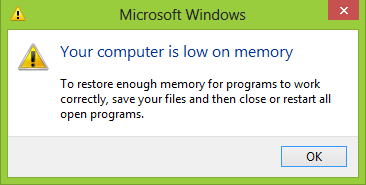 Low on memory